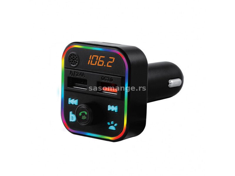Bluetooth FM transmiter i USB auto punjač BT74