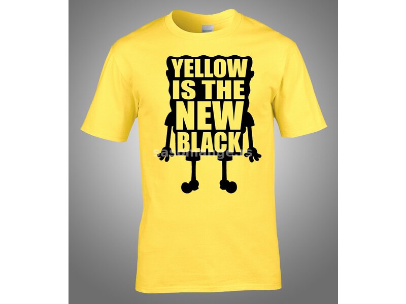 Majica Yellow is the new black-Sunđer Bob