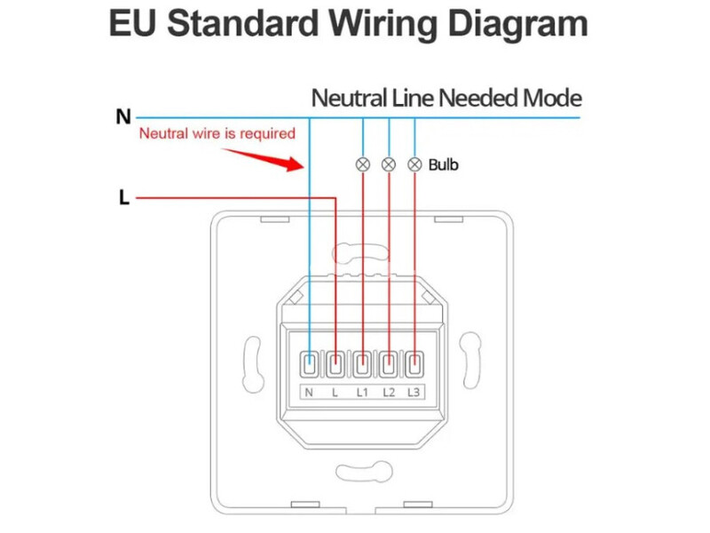 ZIGBEE-SWITCH-DS102 Gembird RSH Tuya WiFi EU Standard Smart Switch Push Button Interruptor Smart Hom