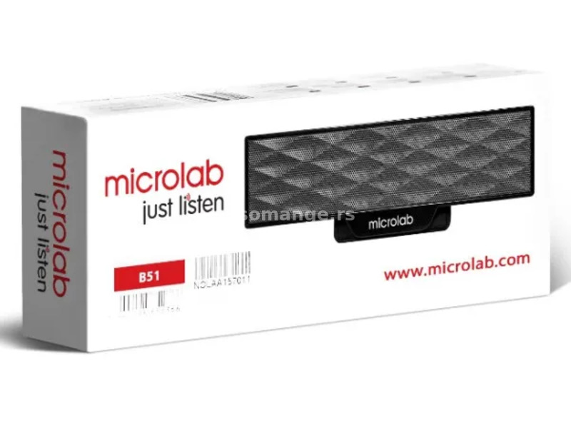 MICROLAB Microlab B51 * Stereo zvucnik 4W(2 x 2W) USB Power, 3,5mm (989)