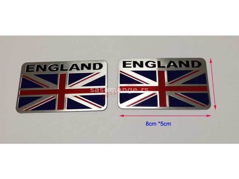 England aluminijumski stiker plocica E2