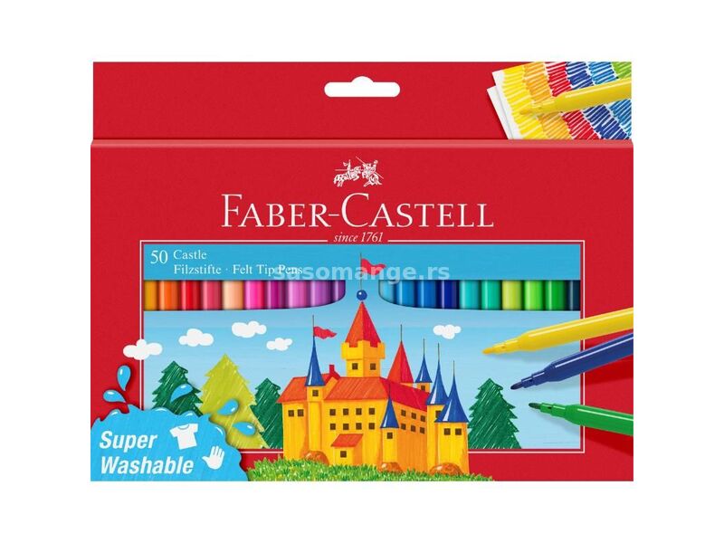 FABER CASTELL Flomaster školski 1/50 554204 castle
