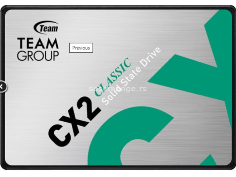 TeamGroup 2.5 512GB SSD SATA3 CX2 7mm 530/470 MB/s T253X6512G0C101