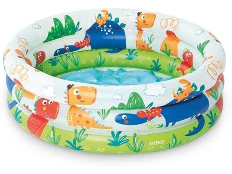 INTEX Bazen pvc dino buddies 3-ring baby pool