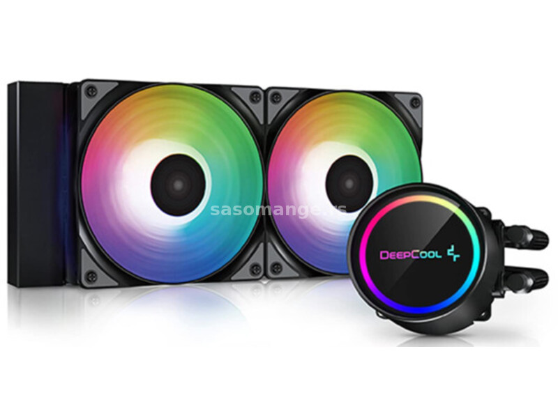 DeepCool GAMMAXX L240 V2 RGB vodeno hladjenje, Fans 500~1800rpm, LGA20xx/LGA1366/LGA115x/ AMD AM4/FM
