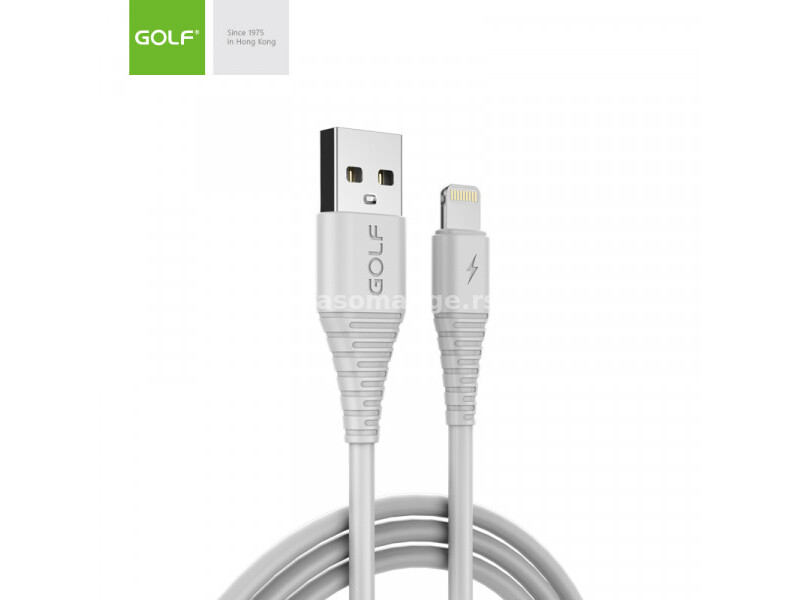 USB kabl na lighting usb GOLF GC-64I beli