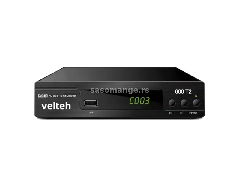 Digitalni risiver DVB-T2 Velteh 600T2 H.264