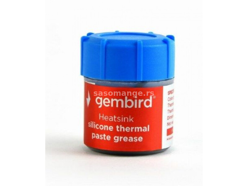 Gembird TG-G15-02 Termalna pasta 15gr za CPU/VGA SILVER, Therm.conductivity &gt;4.63W/m-k