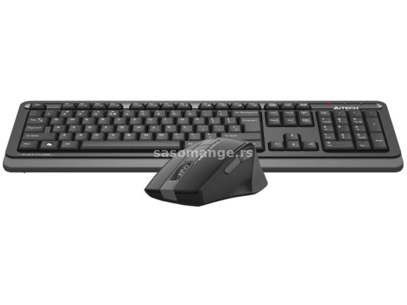 A4-FG1035 A4Tech Fstyler Bezicna tastatura YU-LAYOUT + bezicni mis USB, Grey