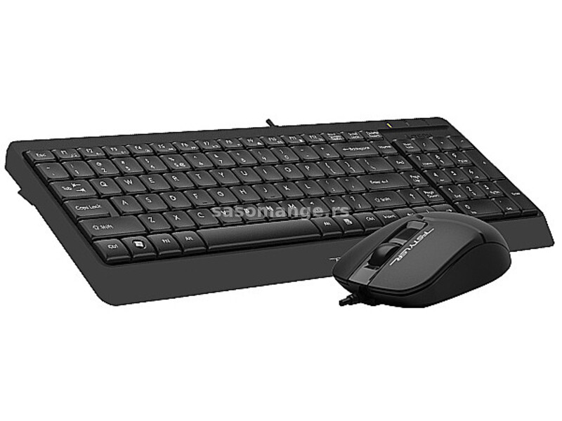 A4-F1512 A4Tech tastatura YU-LAYOUT + mis USB, Black