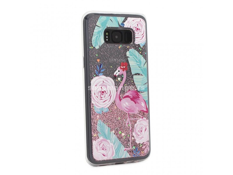 Futrola Samsung Galaxy S8 plus + leđa Glitz Girl-flamingo 2