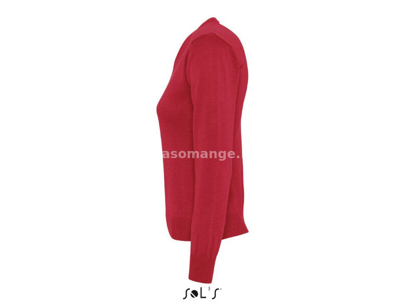 Sols Ženski pulover sa V izrezom Galaxy Women Red veličina XL 90010