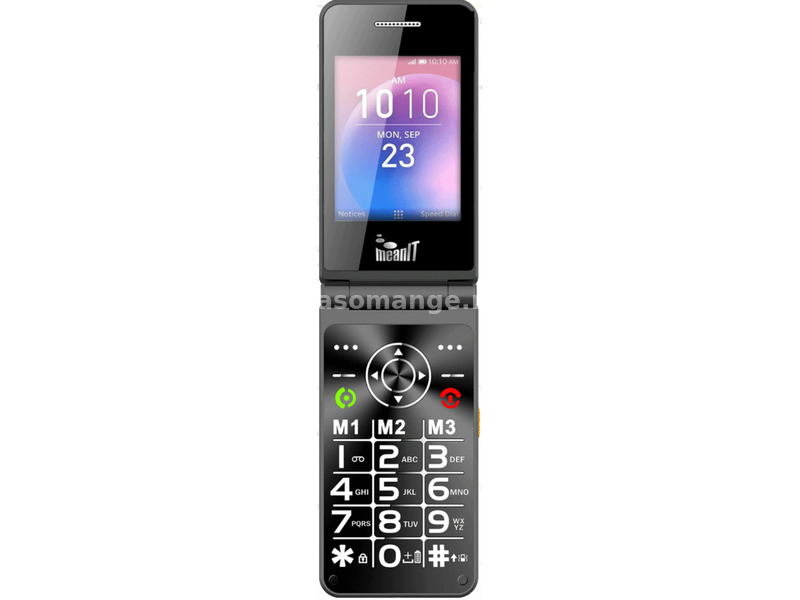 OSTALI FLIP XXL MOBILNI TELEFON,Veliki displej u boji 2,8 inča, Dual SIM (2G), FM, BT, 1400 mAh