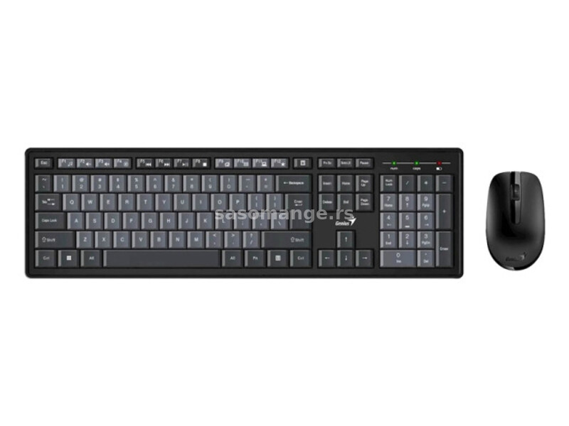 GENIUS Smart KM-8200 Wireless USB YU crna tastatura + miš