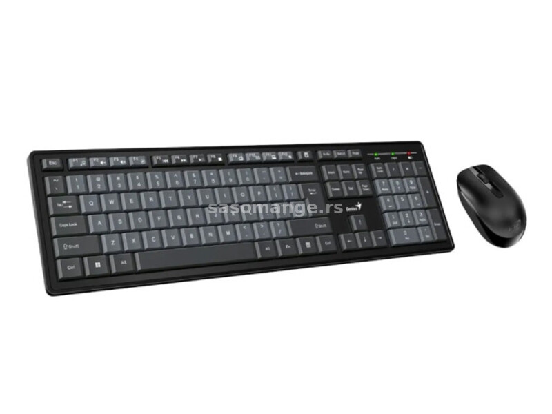 GENIUS Smart KM-8200 Wireless USB YU crna tastatura + miš