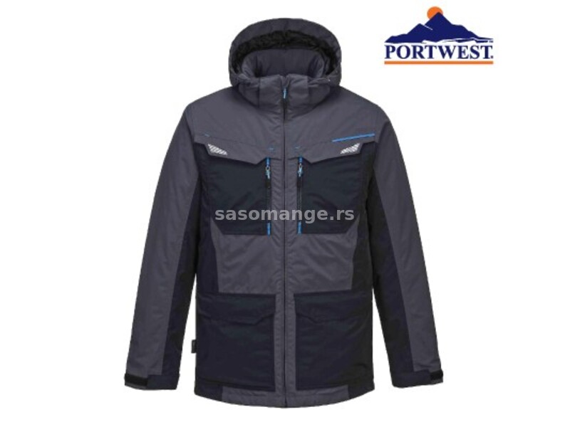 Portwest zimska jakna - sivo-crna WX3 - T740