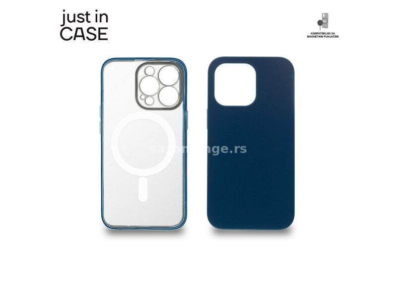 JUST IN CASE 2u1 Extra case MIX Magnetic iPhone 13 PRO/ teget