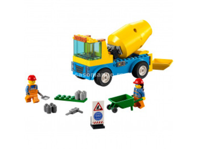 LEGO 60325 Kamion sa mešalicom za cement