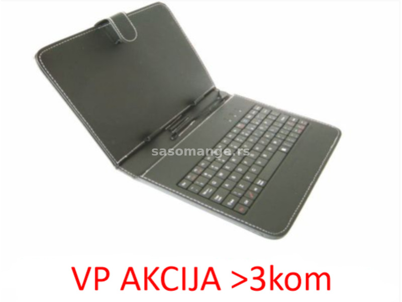 TA-PCK8-BLACK ** Gembird US Tastatura za 8 (i 7) Tablet PC sa futrolom i micro USB konektorom(591)