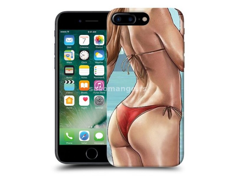 Futrola za iPhone 7 Plus/8 Plus leđa D. print-bikini devojka