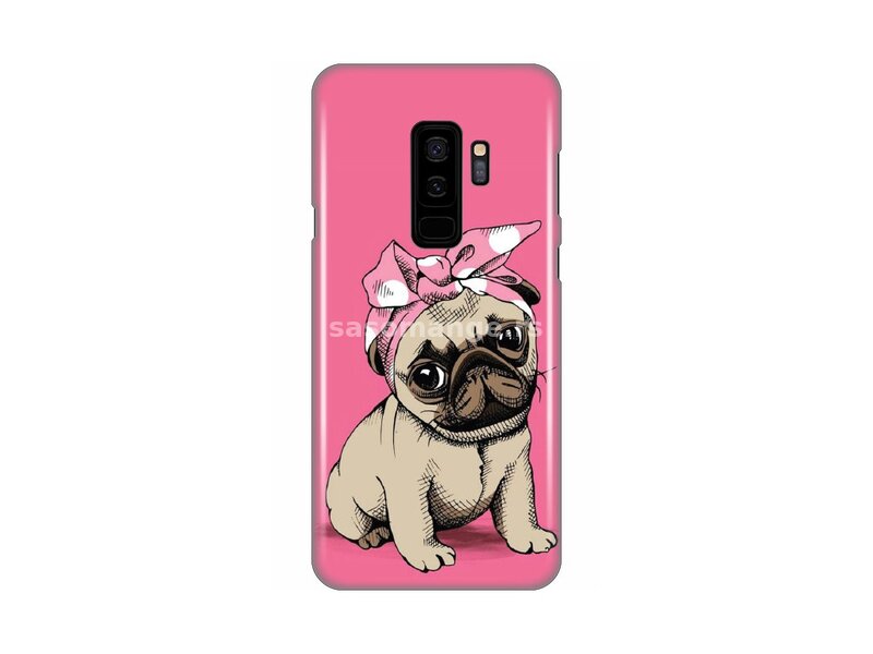 Futrola za Samsung S9 Plus leđa Print silikon-pink kuče