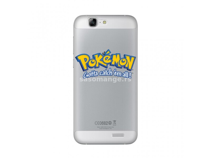 Futrola za Huawei Ascend G7 leđa Print skin - Pokemon potera