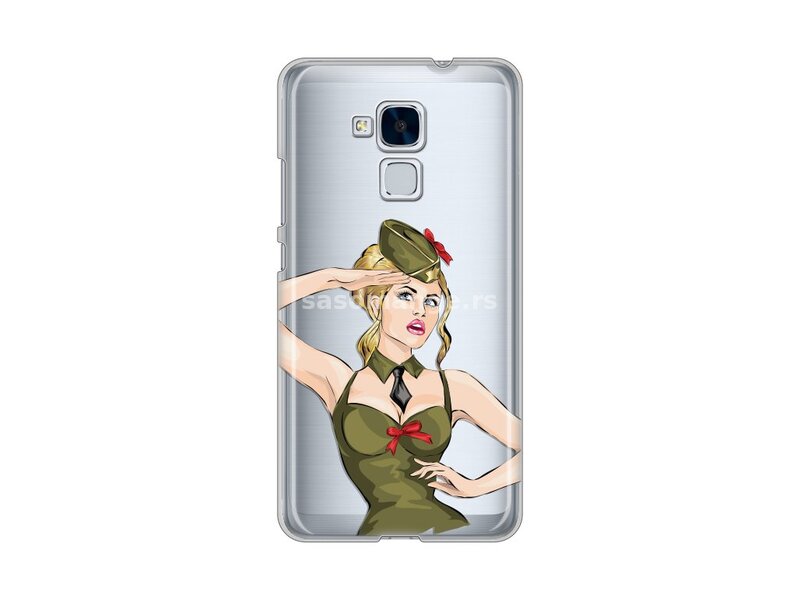 Futrola za Huawei Honor 5C/7 lite Print skin-devojka vojnik