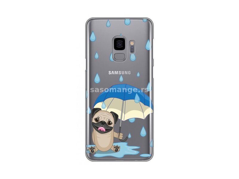 Futrola za Samsung Galaxy S9 leđa Print skin - kuče na kiši