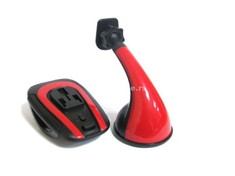Auto Drzac 15HD06 mobilnih telefona sa vakumom crveni