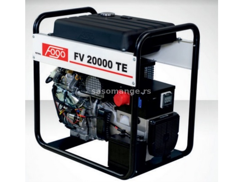 FOGO agregat FV 20000TE, 19.5kVA, 400V/230V, rezervoar 45L, elektro start, B&amp;S motor benzin