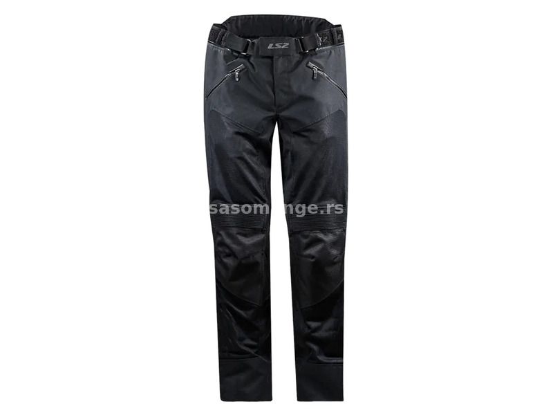 Moto pantalone LS2 VENTO MAN crne muške - 3XL