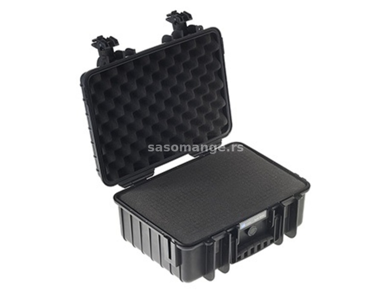 B&amp;W International kofer za alat outdoor sa sunđerastim uloškom, crni 4000/B/SI
