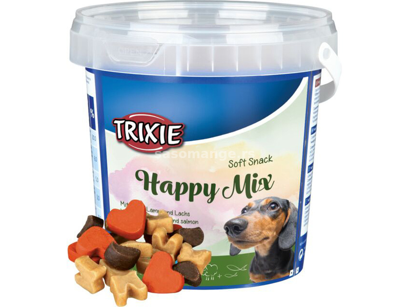 Poslastice za pse 500g Soft Snack Happy Mix piletina jagnjetina losos Trixie 31495