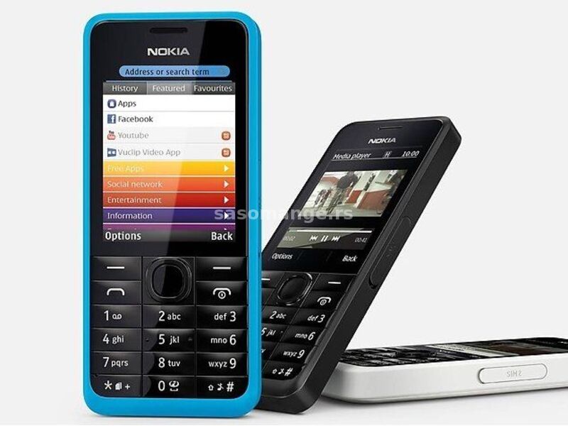 Nokia 301 dual sim novo !