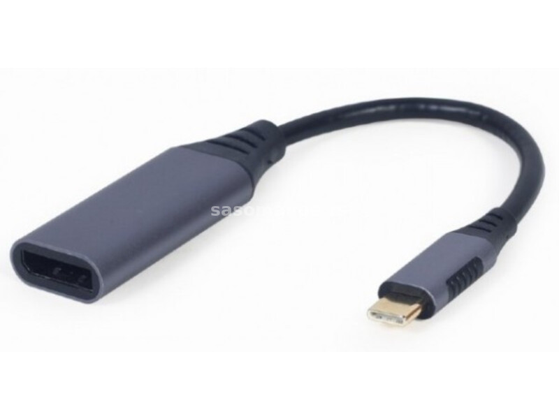 A-USB3C-DPF-01 Gembird USB Type-C to DisplayPort male adapter, space grey