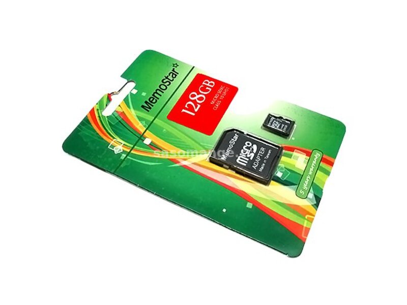 Memorijska kartica (128Gb) C10 MicroSD i adapter - MemoStar