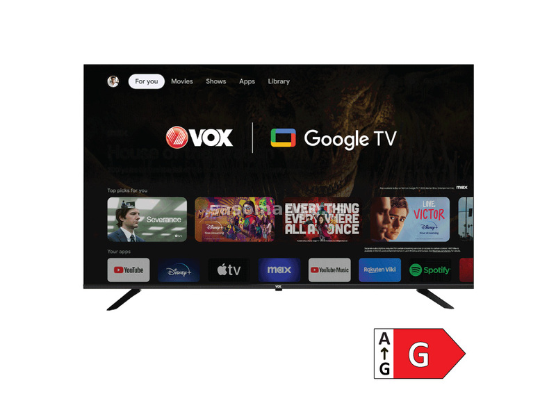 VOX 65GOU205B smart 4K TV 65"