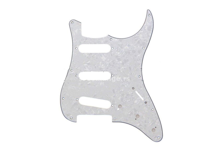 Pickguard SSS, perloid (3ply) za gitaru, maska