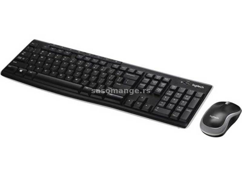 Logitech bežični komplet tastatura i miš MK270 Wireless US