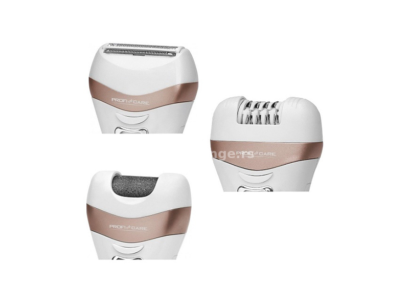 Set za negu Profi Care 3 u 1 epilator, brijač i turpija za pete PC-LBS 3002