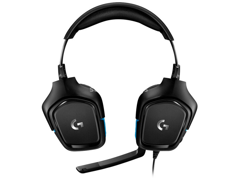 LOGITECH G432 7.1 Surround Sound Wired Gaming Headset - LEATHERETTE - USB - EMEA ( 981-000770 )