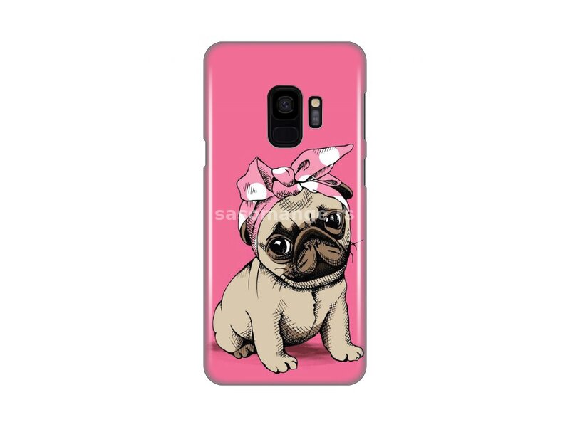 Futrola za Samsung Galaxy S9 leđa Print silikon - pink kuče