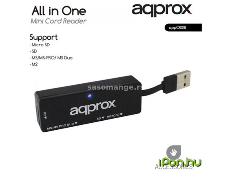 APPROX APPCR01B All in one Card Reader