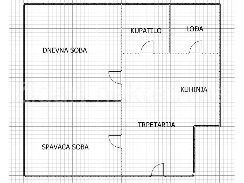 Zemun, centar, dvosoban stan od 63m2