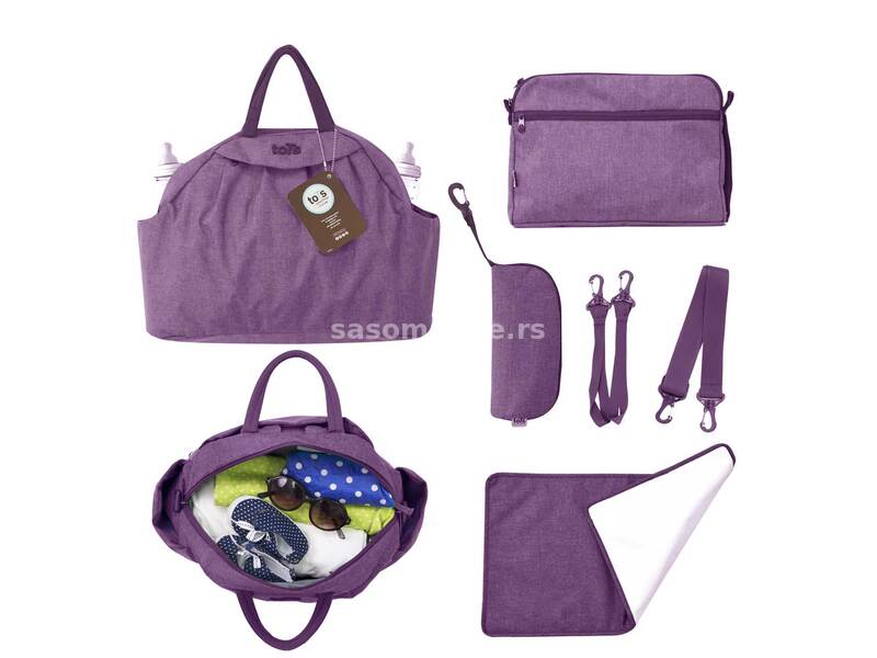 Smart Trike Tots Torba za mame CHIC Melange - Purple