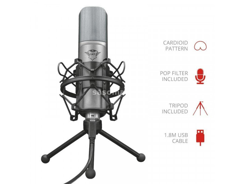 Trust GXT 242 LANCE STREAMING MICROPHONE (22614)