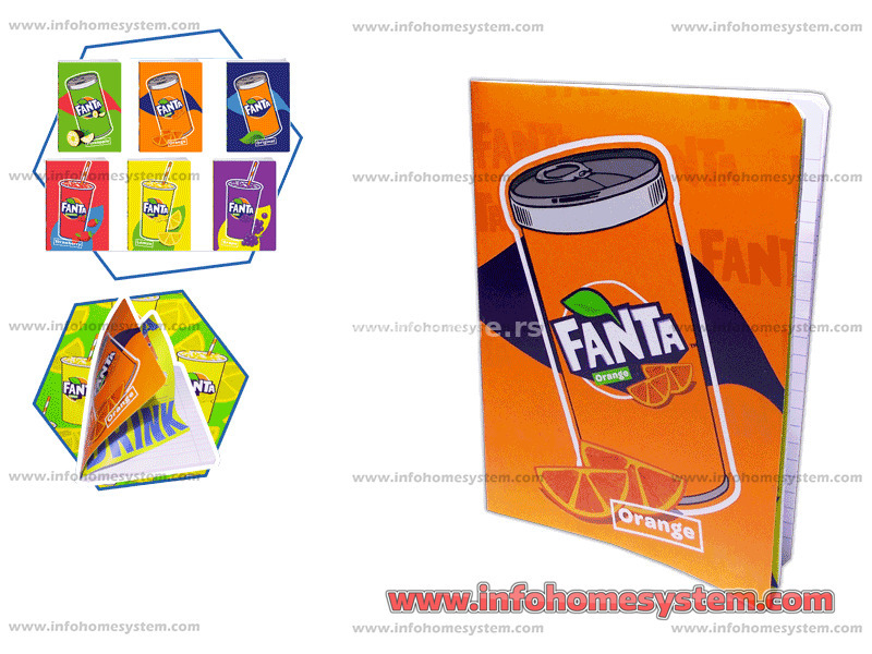 SVESKA A4 50L LATAJN FANTA