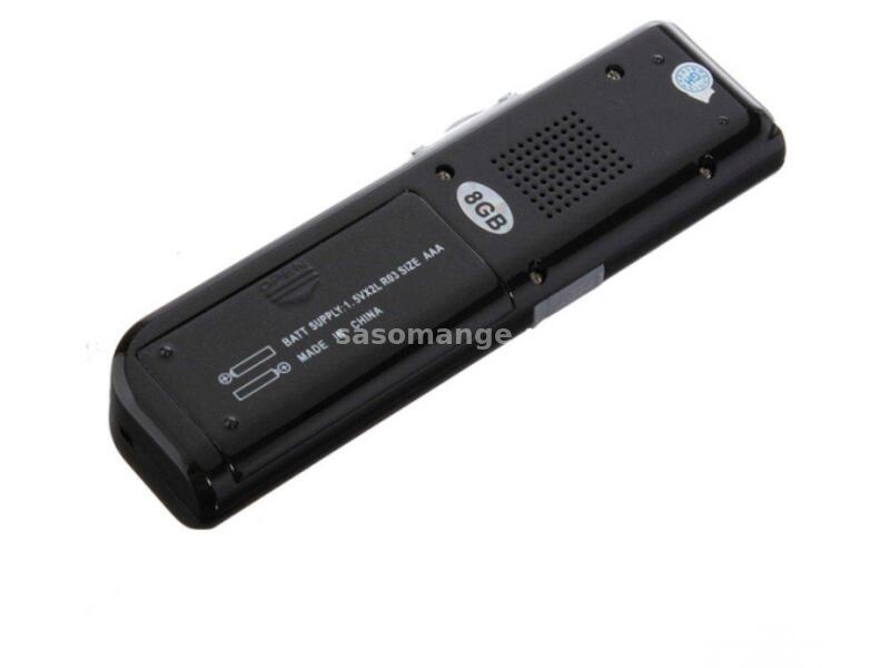 Diktafon rekorder audio snimač 8GB, aktivacija glasom, USB
