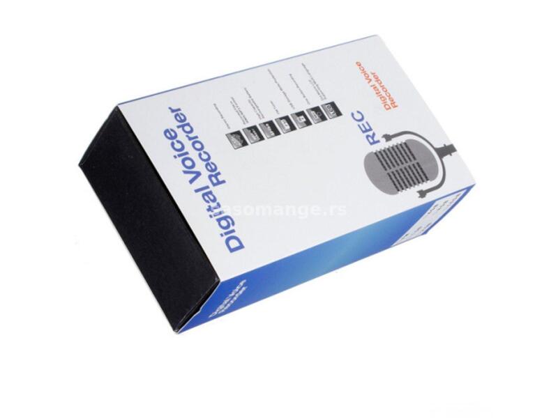 Diktafon rekorder audio snimač 8GB, aktivacija glasom, USB
