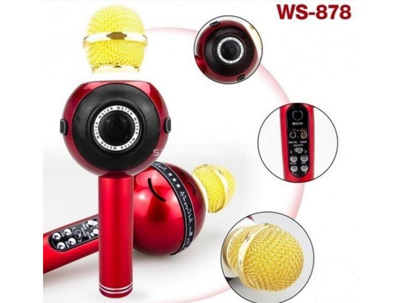Bluetooth Karaoke Mikrofon WS-878-Novo!